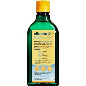 Vitacare Tran med citronsmag, 375 ml (Udløb: 08/2025)